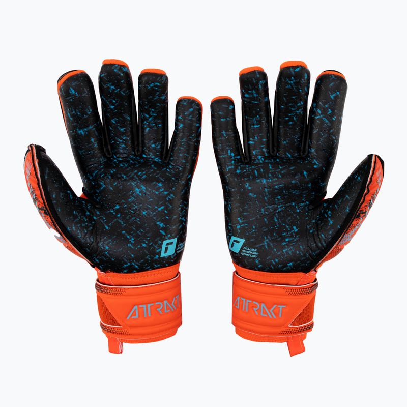 Детски вратарски ръкавици Reusch Attrakt Fusion Guardian Junior червени 5372945-3333 2
