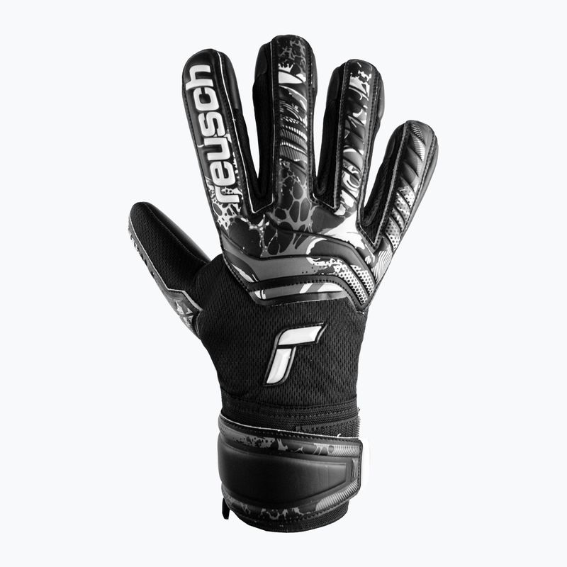 Reusch Attrakt Infinity Finger Support Вратарски ръкавици черни 5370720-7700 4