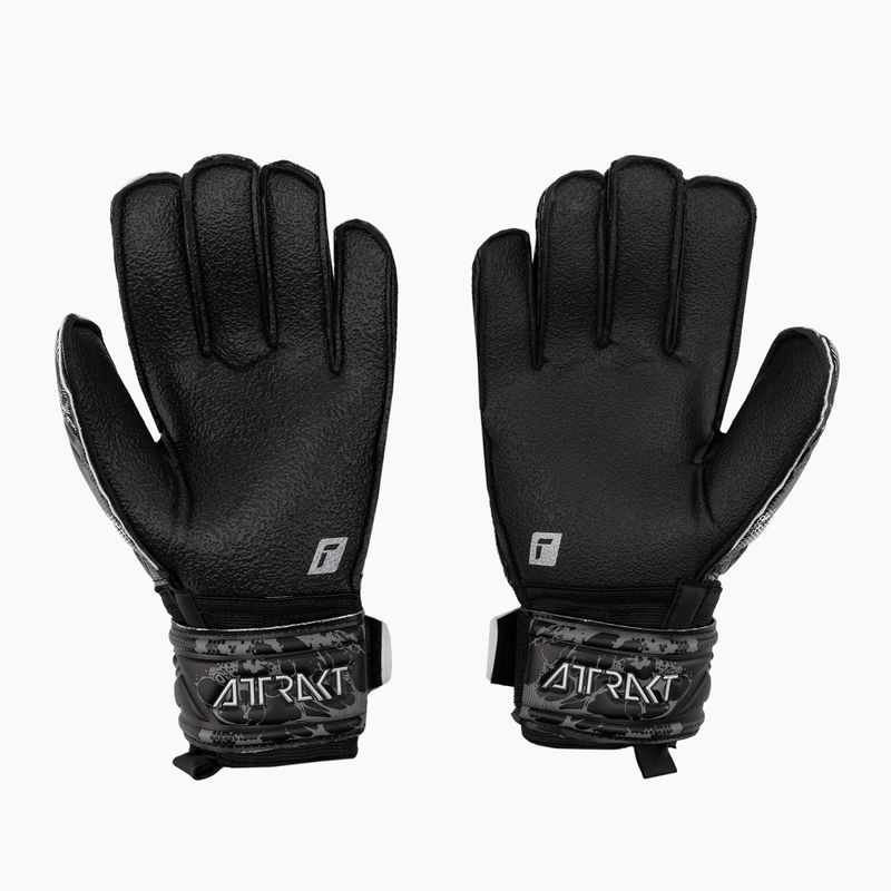 Reusch Attrakt Resist Finger Support Вратарски ръкавици черни 5370610-7700 2