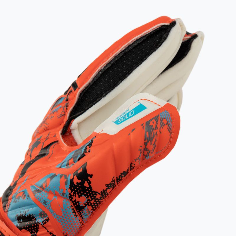 Детски вратарски ръкавици Reusch Attrakt Solid Finger Support Junior червени 5372510-3334 3