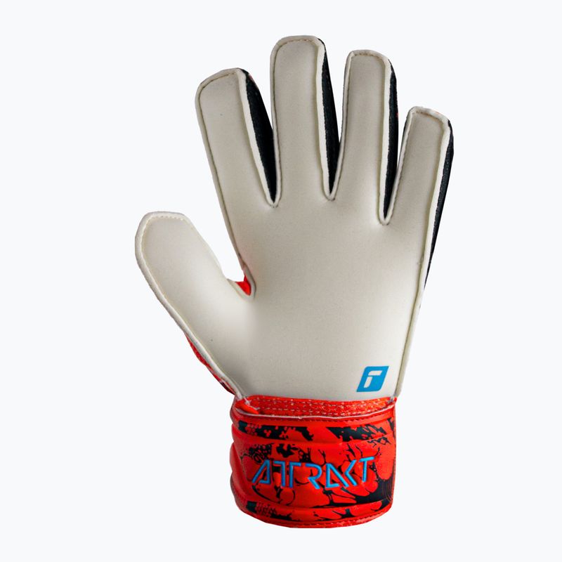 Детски вратарски ръкавици Reusch Attrakt Solid Finger Support Junior червени 5372510-3334 5