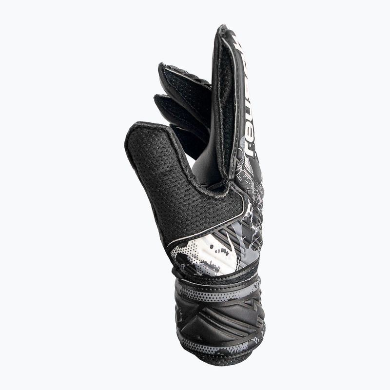 Детски вратарски ръкавици Reusch Attrakt Solid Junior черни 5372515-7700 6