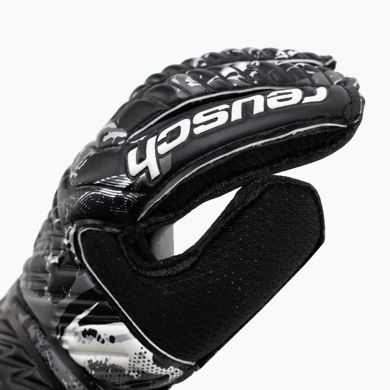 Детски вратарски ръкавици Reusch Attrakt Solid Junior черни 5372515-7700 3