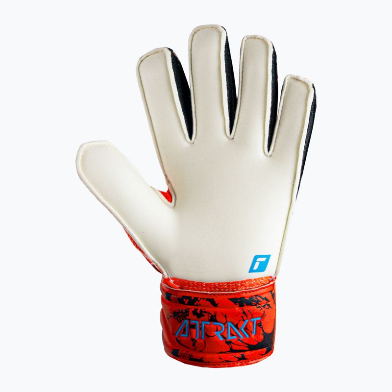 Детски вратарски ръкавици Reusch Attrakt Solid Junior червени 5372515-3334 5