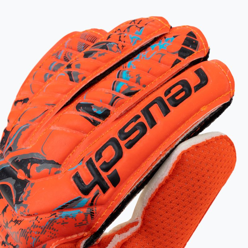 Детски вратарски ръкавици Reusch Attrakt Solid Junior червени 5372515-3334 3