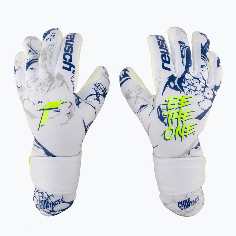 Reusch Pure Contact Silver вратарски ръкавици бели 5370200-1089