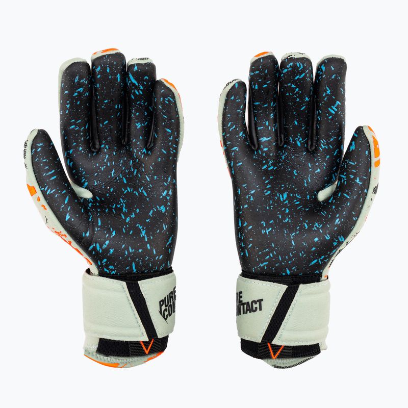 Детски вратарски ръкавици Reusch Pure Contact Fusion Junior зелени 5372900-5444 2