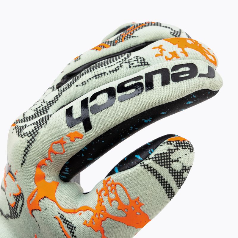 Детски вратарски ръкавици Reusch Pure Contact Fusion Junior зелени 5372900-5444 3