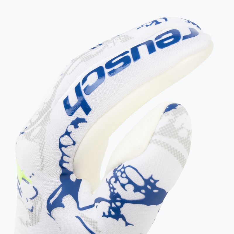 Детски вратарски ръкавици Reusch Pure Contact Silver Junior, бели 5372200-1089 3