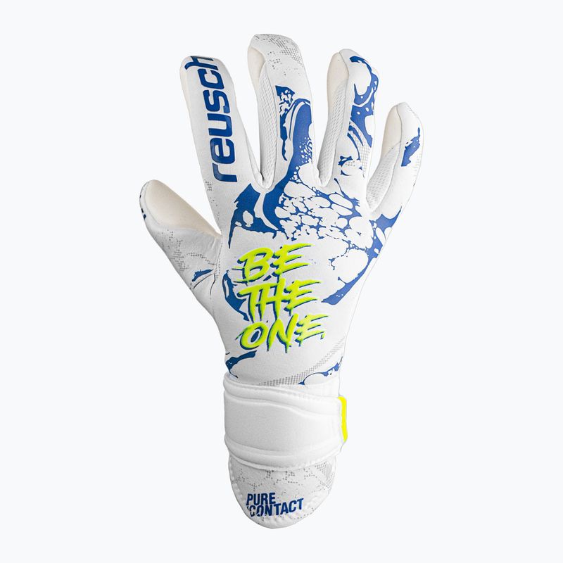 Детски вратарски ръкавици Reusch Pure Contact Silver Junior, бели 5372200-1089 4