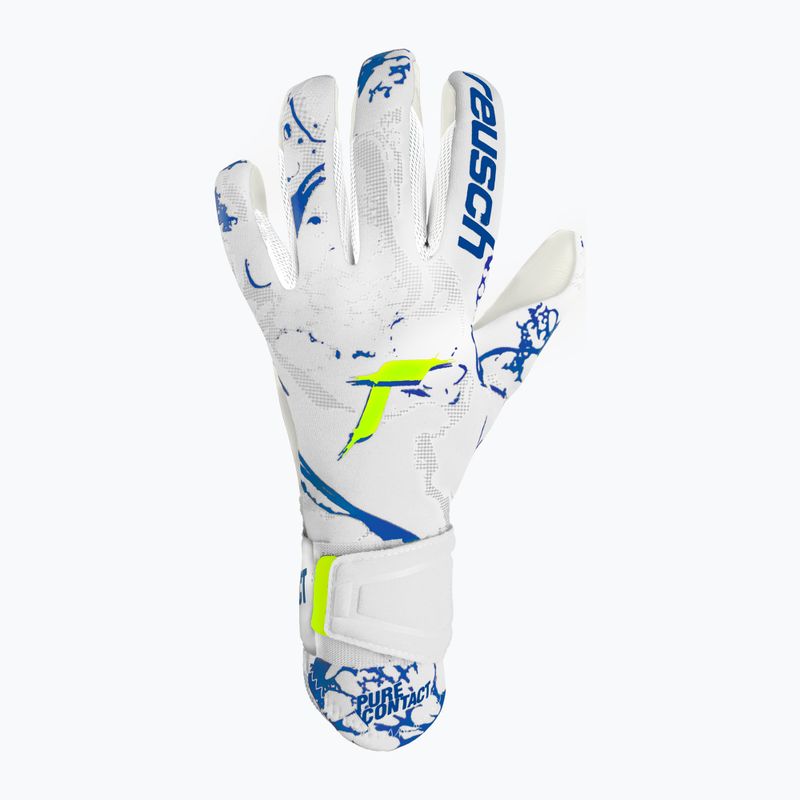 Детски вратарски ръкавици Reusch Pure Contact Silver Junior, бели 5372200-1089 5