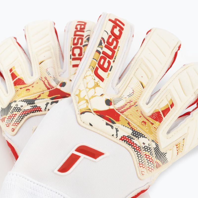 Вратарски ръкавици Reusch Attrakt Gold X GluePrint, бели 5370975-1011 4