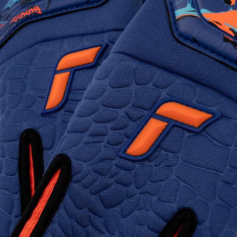 Вратарски ръкавици Reusch Attrakt Speedbump Strapless AdaptiveFlex сини 5370079-4016 4