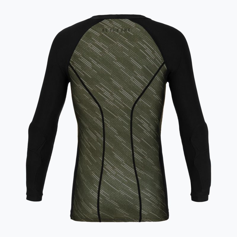 Вратарска блуза с дълъг ръкав Reusch Padded Eco Underhirt black/desert green 2
