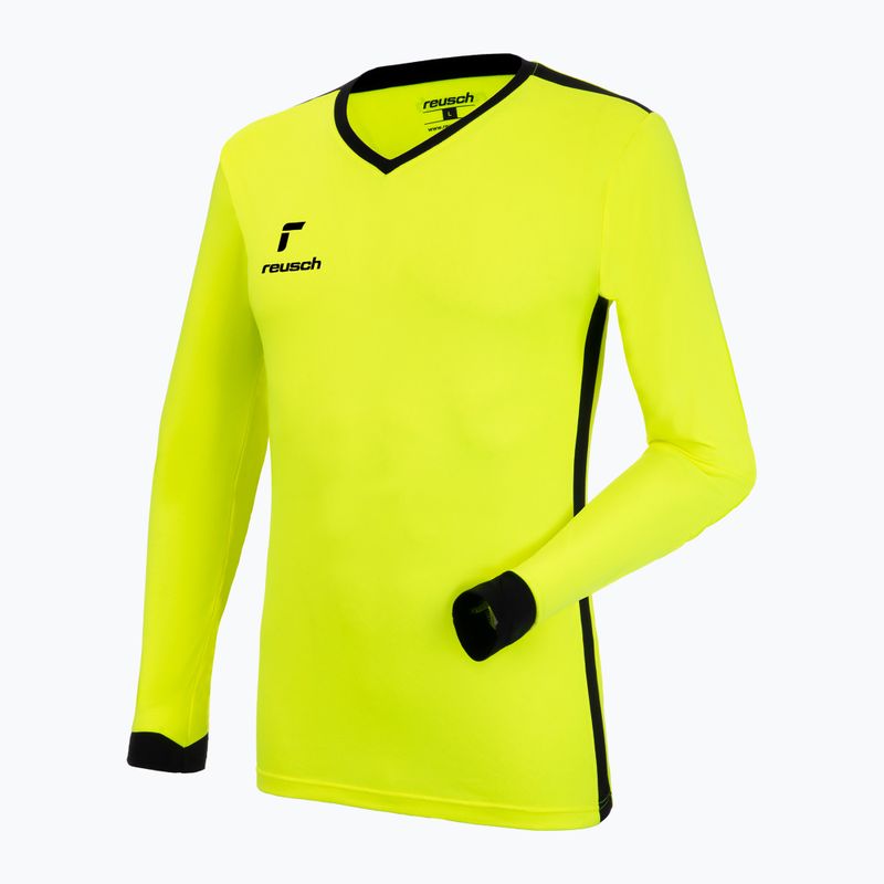 Детска вратарска фланелка Reusch Match Longsleeve Padded Junior жълта 5321700