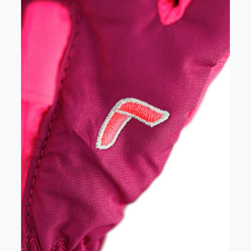 Детски скиорски ръкавици Reusch Tom fuchs purp/knockout pink 4