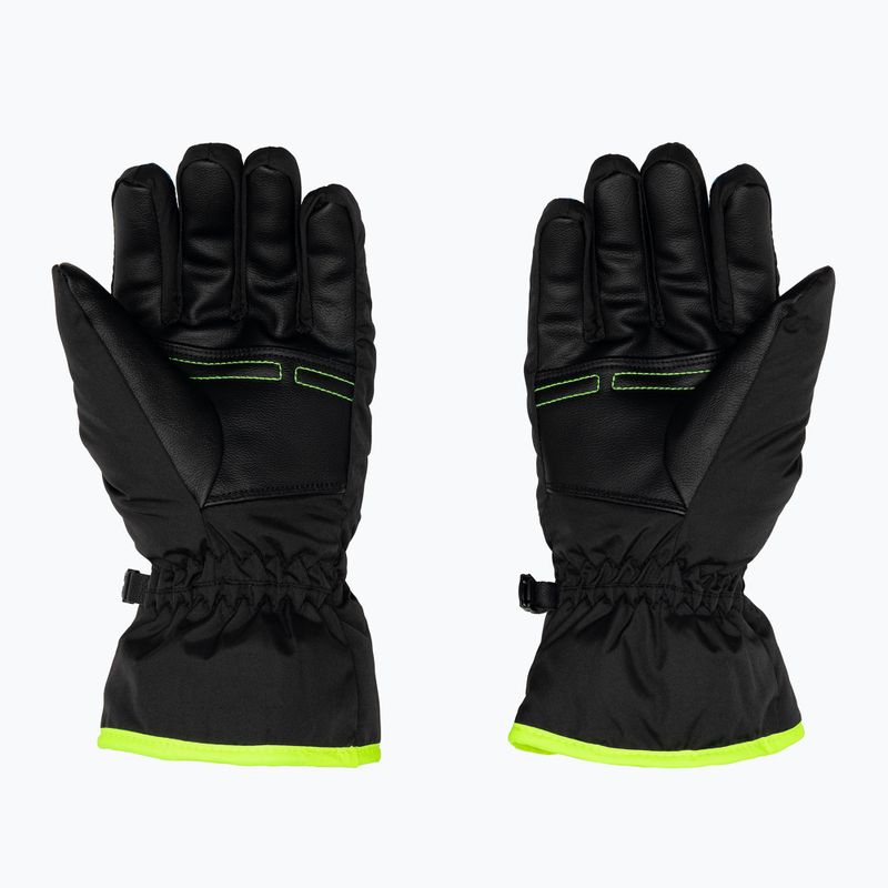 Детска ски ръкавица Reusch Alan black/brilliant blue/safety yellow 2