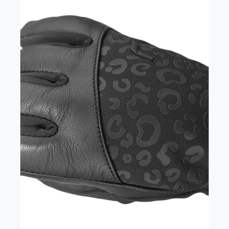 Дамски скиорски ръкавици Reusch Beatrix R-Tex XT black/black leopard 9