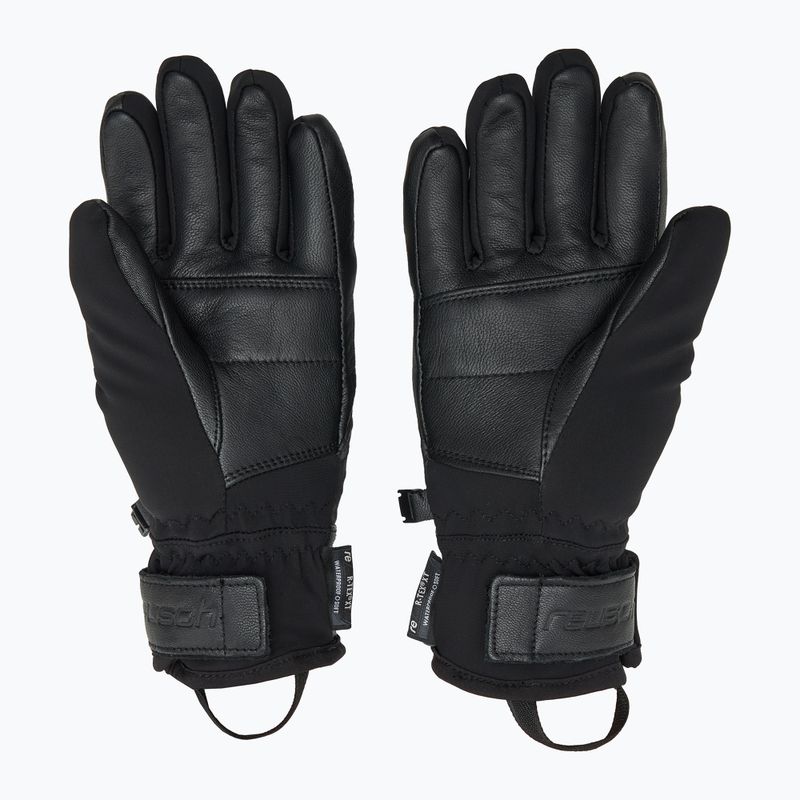 Дамски скиорски ръкавици Reusch Beatrix R-Tex XT black/black leopard 2