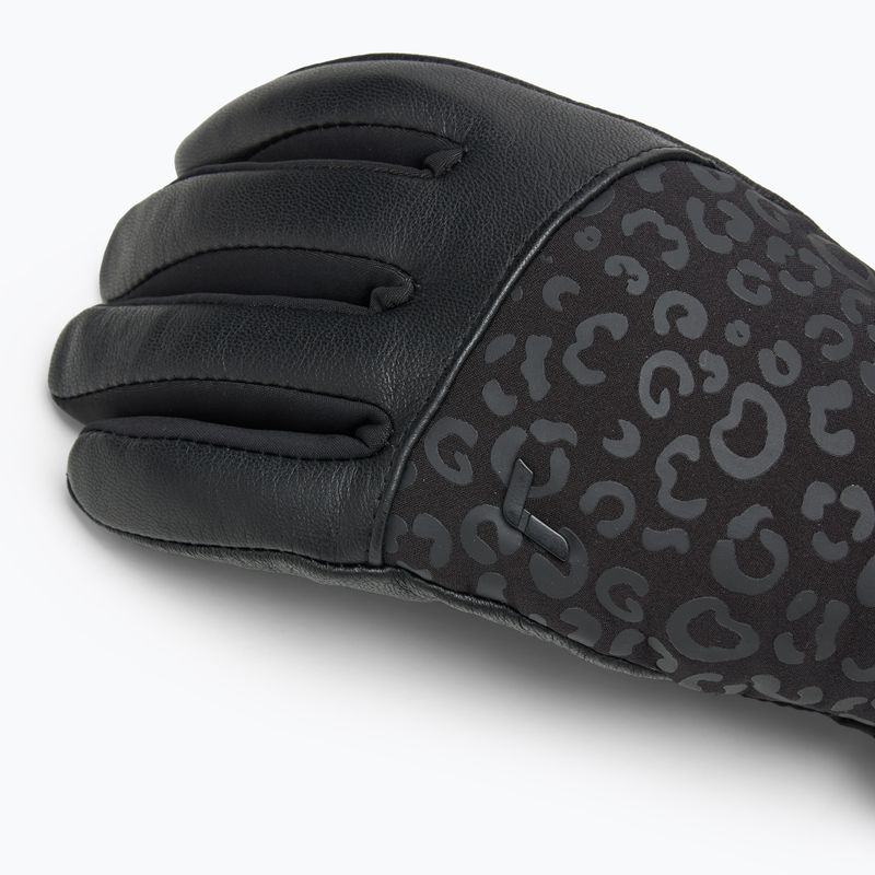Дамски скиорски ръкавици Reusch Beatrix R-Tex XT black/black leopard 4