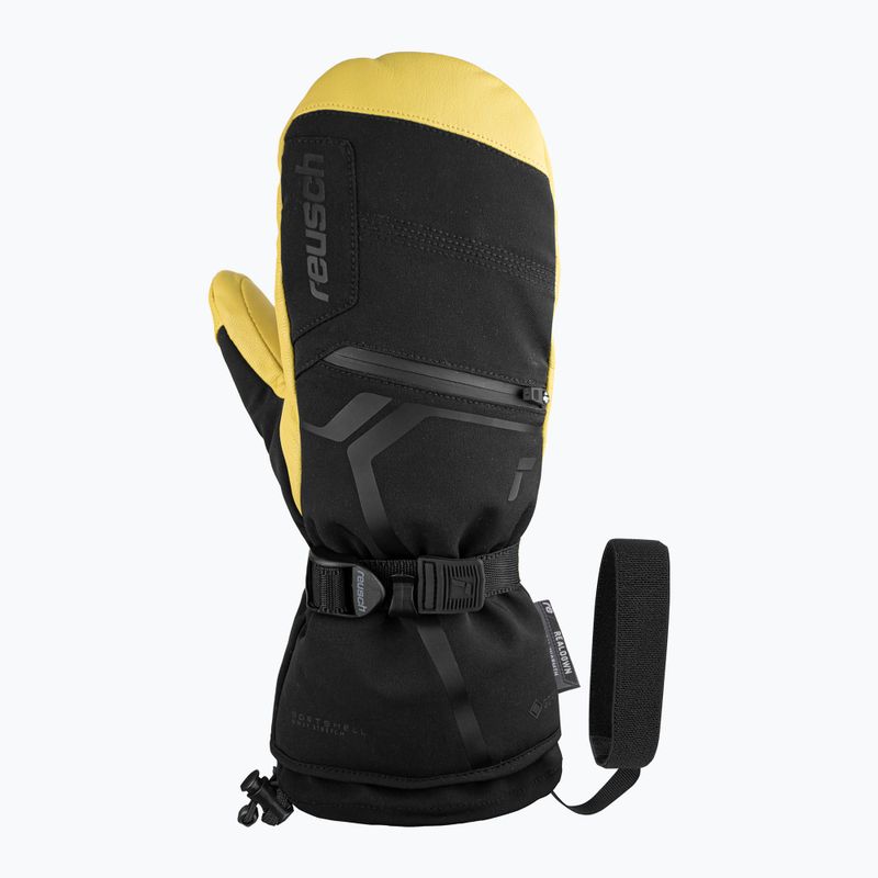 Скиорски ръкавици Reusch Down Spirit Gore-Tex Mitten black/camel 4