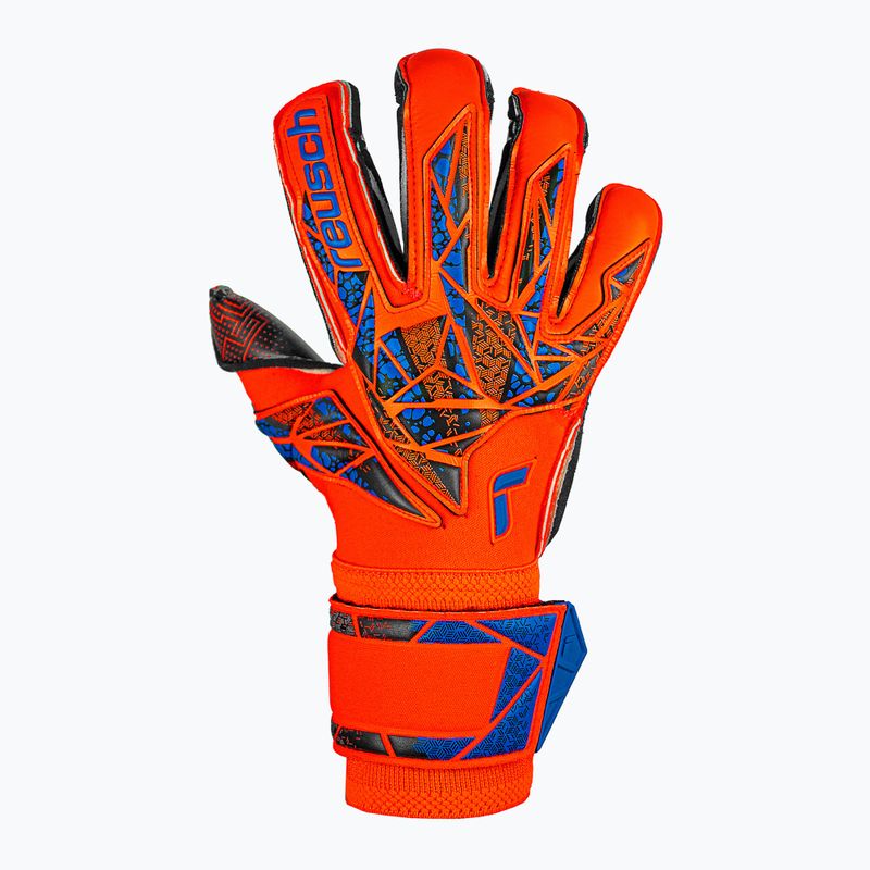 Reusch Attrakt Gold X Evolution GluePrint вратарски ръкавици hyper orng/elec blue/blck 2