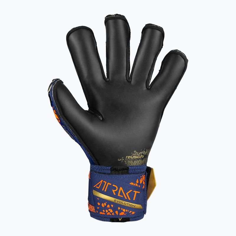 Вратарски ръкавици Reusch Attrakt Gold X Evolution premium blue/gold/black 3