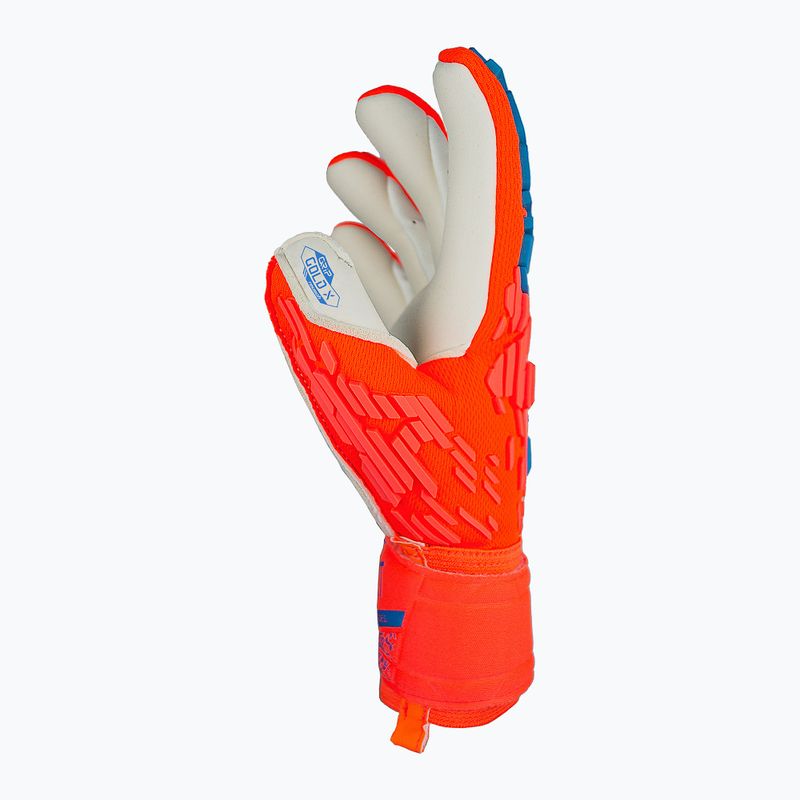 Вратарска ръкавица Reusch Attrakt Gold X Freegel hyper orange/electric blue 4