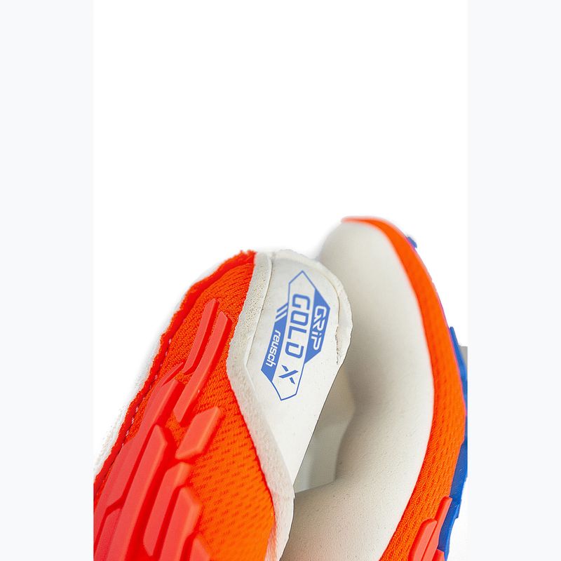 Вратарска ръкавица Reusch Attrakt Gold X Freegel hyper orange/electric blue 8