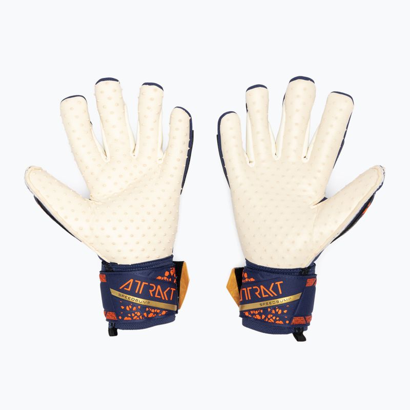 Вратарски ръкавици Reusch Attrakt SpeedBump premium blue/gold 2