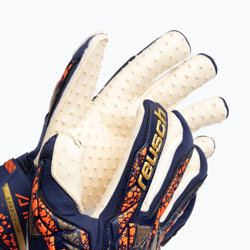 Вратарски ръкавици Reusch Attrakt SpeedBump premium blue/gold 3