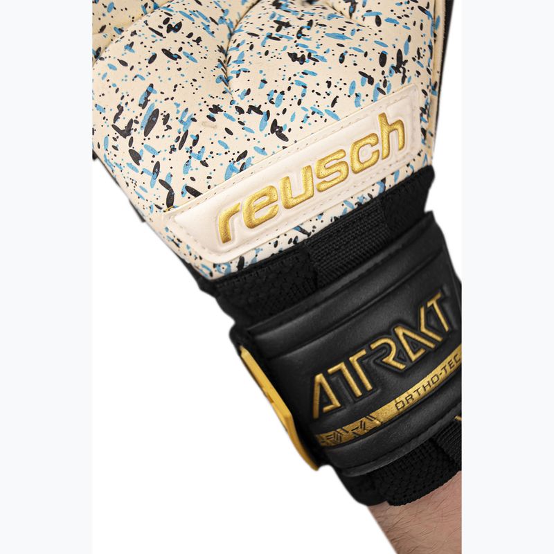 Reusch Attrakt Freegel Fusion Ortho-Tec вратарски ръкавици черни/златни 8