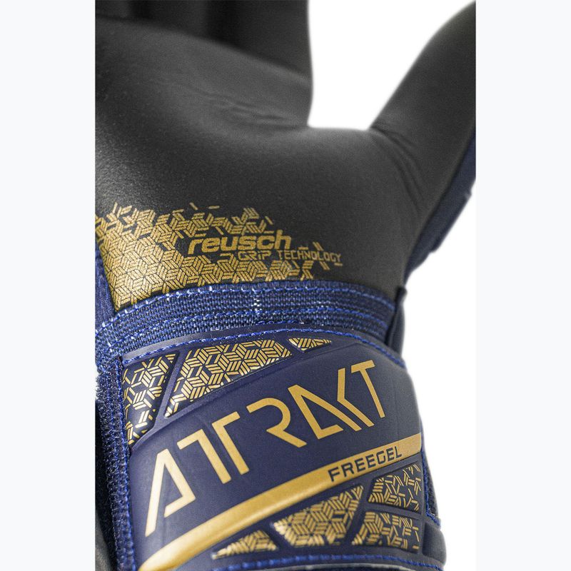 Вратарски ръкавици Reusch Attrakt Freegel Silver premium blue/gold/black 8