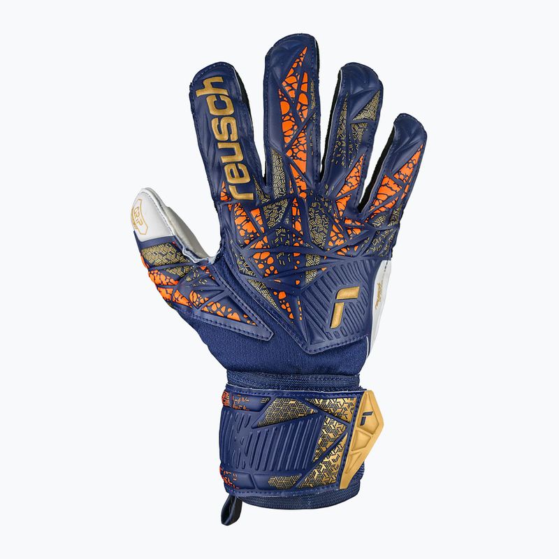 Вратарски ръкавици Reusch Attrakt Grip premium blue/gold 2