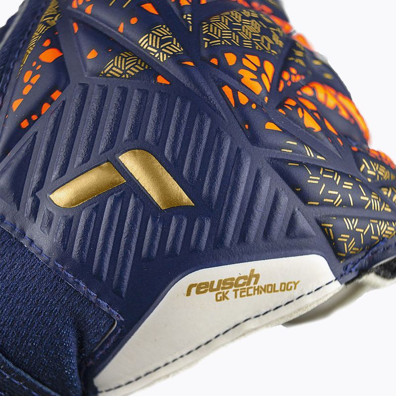 Вратарски ръкавици Reusch Attrakt Grip premium blue/gold 6