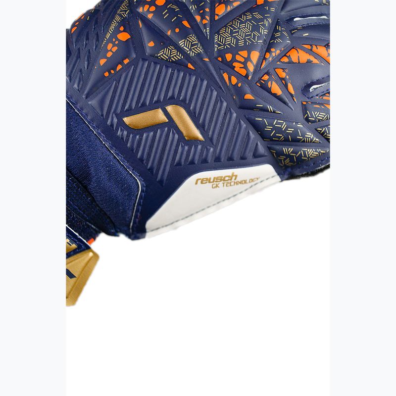 Вратарски ръкавици Reusch Attrakt Solid premium blue/gold 6