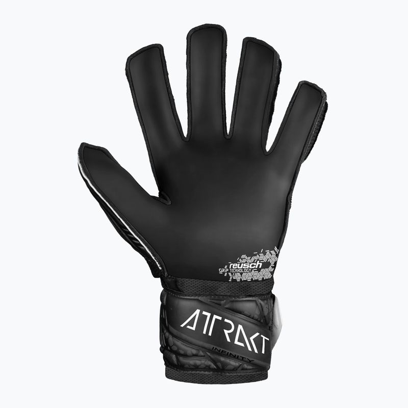 Детски вратарски ръкавици Reusch Attrakt Infinity Junior black 3