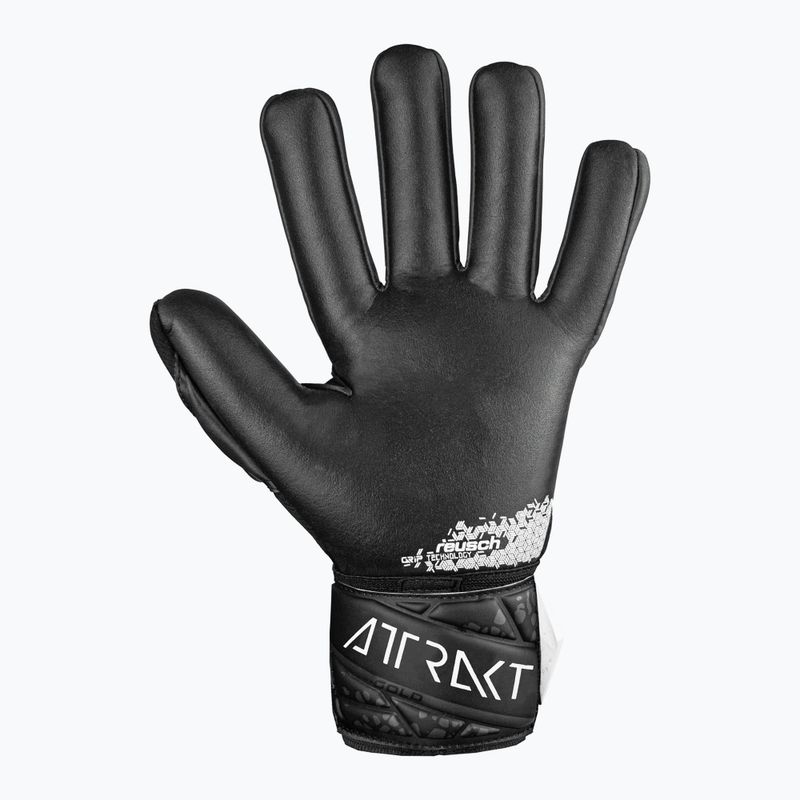 Вратарски ръкавици Reusch Attrakt Gold NC Finger Support black 3