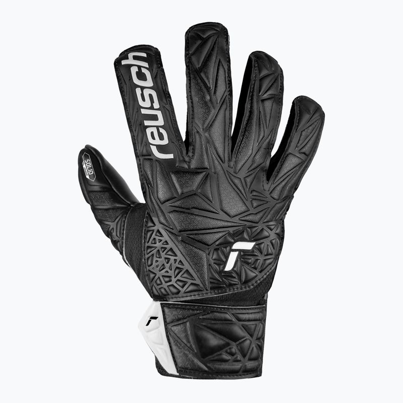 Детски вратарски ръкавици Reusch Attrakt Starter Solid Finger Support Junior black 2