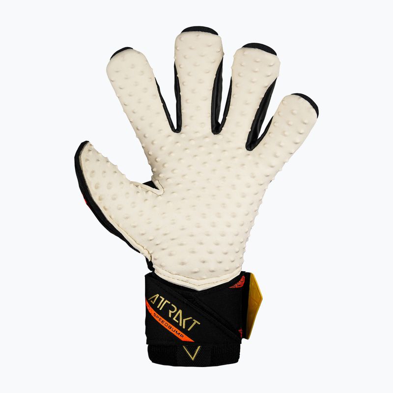 Reusch Attrakt SpeedBump Ortho-Tec вратарски ръкавици черни/златни/оранжеви 3