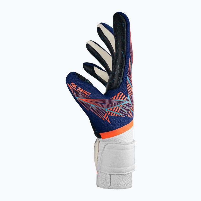 Вратарски ръкавици Reusch Pure Contact Fusion premium blue/electric orange/black 4