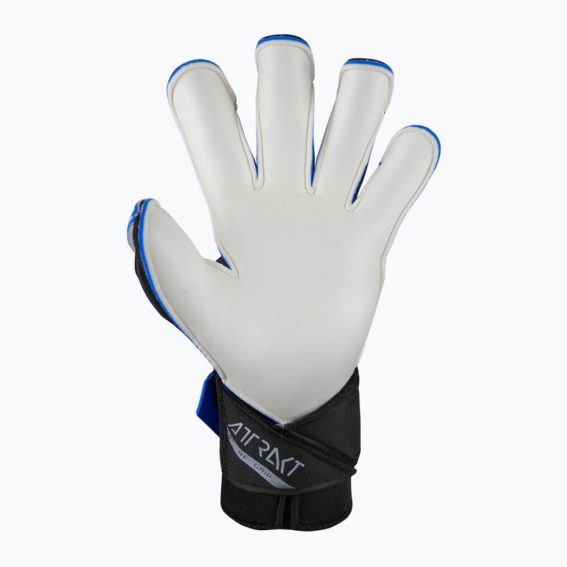 Вратарски ръкавици Reusch Attrakt RE:GRIP black/electric blue 3