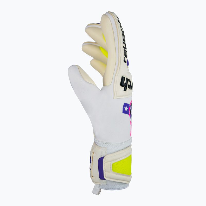 Вратарски ръкавици Reusch Legacy Pro Am Gold X white/purple 4