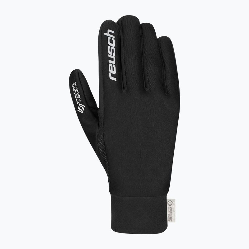 Мъжки ръкавици Reusch Karayel Windstopper Touch-Tec black/silver 3