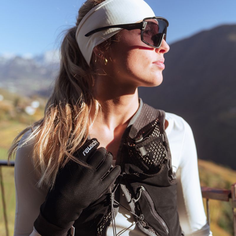 Мъжки ръкавици Reusch Karayel Windstopper Touch-Tec black/silver 6