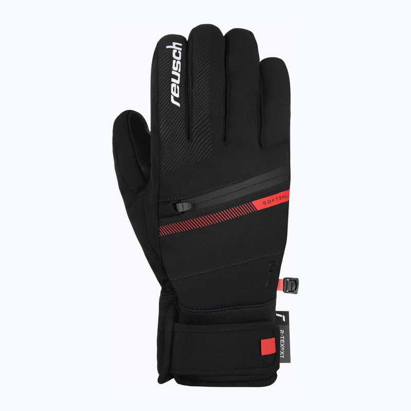 Скиорски ръкавици Reusch Steve R-Tex XT 7809 black/fluo red 2