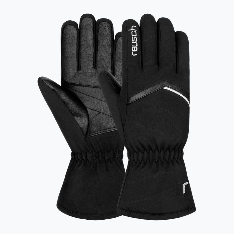Дамски скиорски ръкавици Reusch Marisa black/white 2