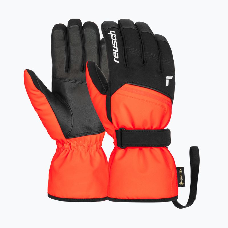 Скиорски ръкавици Reusch Morris GORE-TEX black/fluo red 2