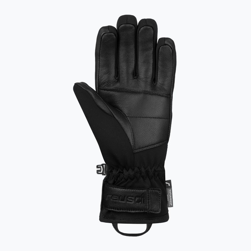Дамски скиорски ръкавици Reusch Beatrix R-Tex XT черно/кафяво leopard 8