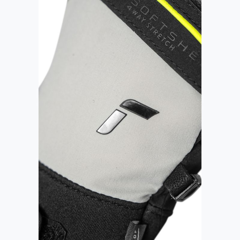 Скиорски ръкавици Reusch Thunder R-Tex XT blacier grey/black/safety yellow 5